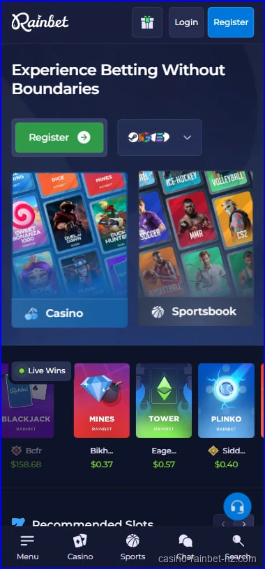 Rainbet app NZ for mobile login and crypto casino access